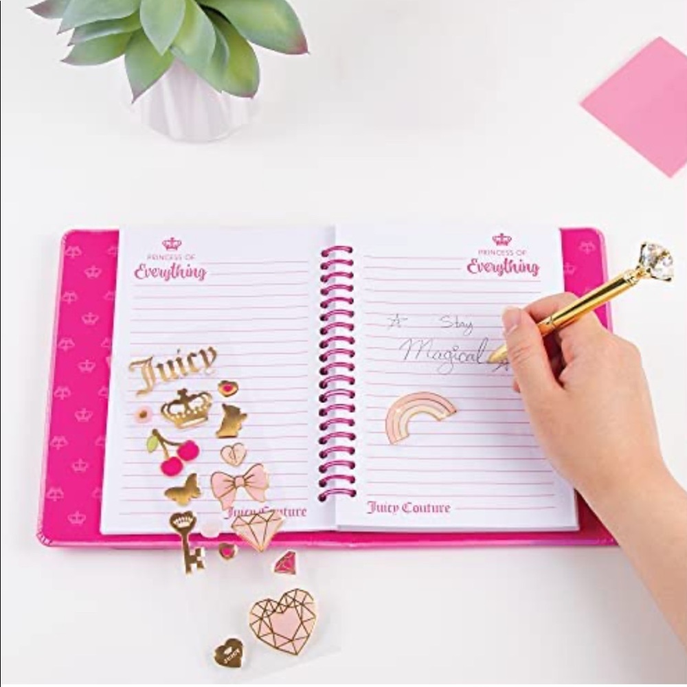 Juicy couture 19 piece princess of everything glitter journal - Picture 8 of 9